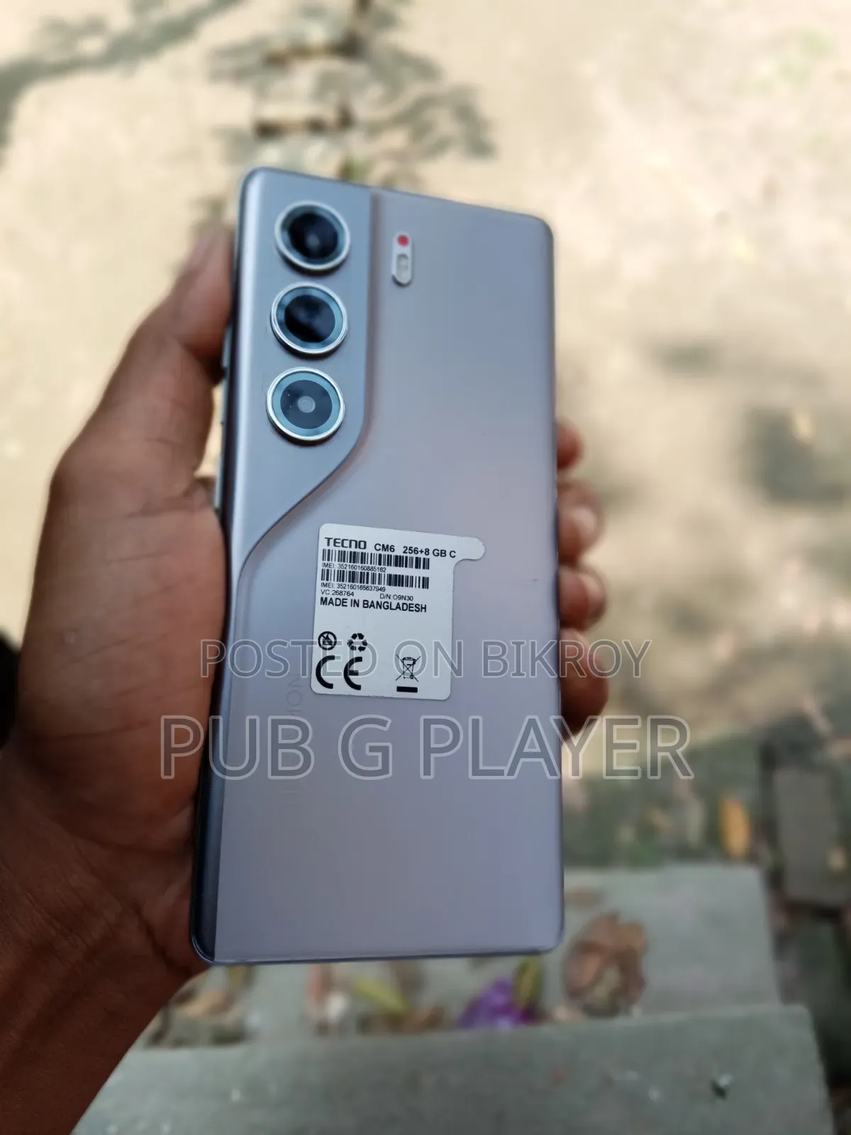 New Tecno Camon 40 Pro 4G 256 GB Silver