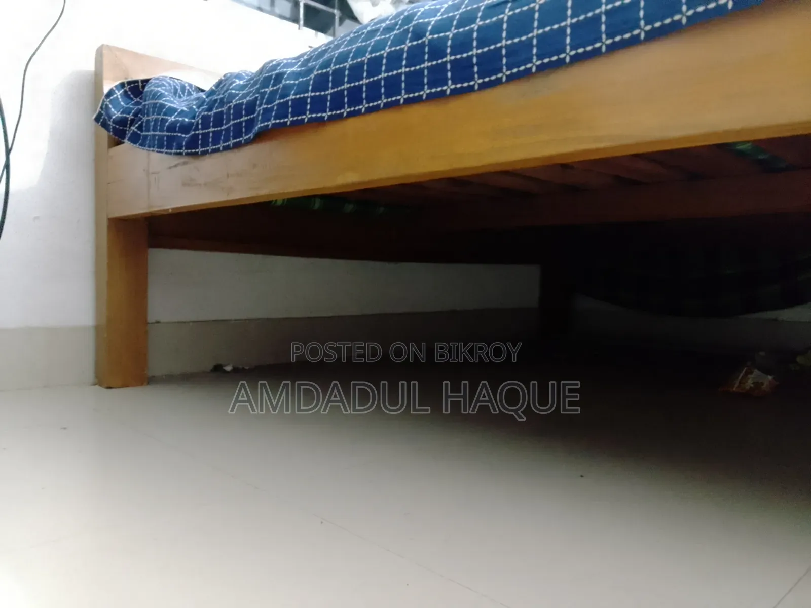 Iron Wood 5 Feet by 6 Feet Couple Bed