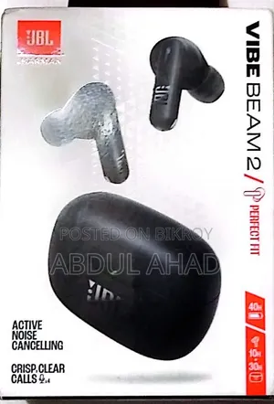 JBL Vibe Beam 2 ইয়ারবাডস বিক্রয় হবে! 🇩🇰ডেনমার্ক থেকে আমদানীকৃত।