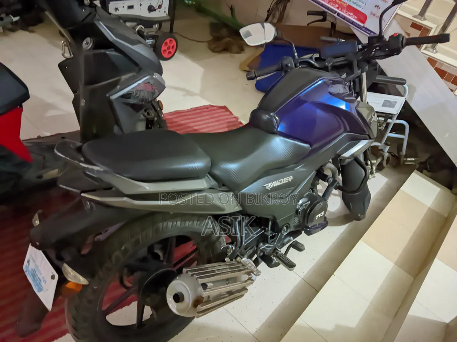টিভিএস রাইডার ১২৫ ২০২৩ ব্লু