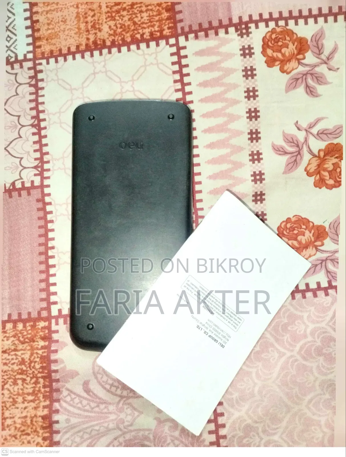 বিক্রয় – Deli D991ES Scientific Calculator (Manual সহ)