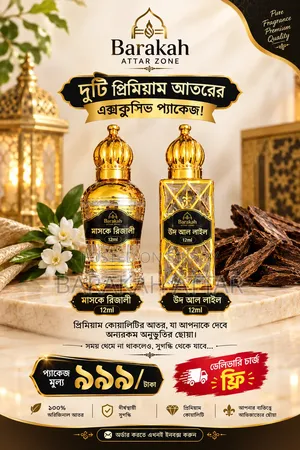 2 Pcs Premium Quality Attar
