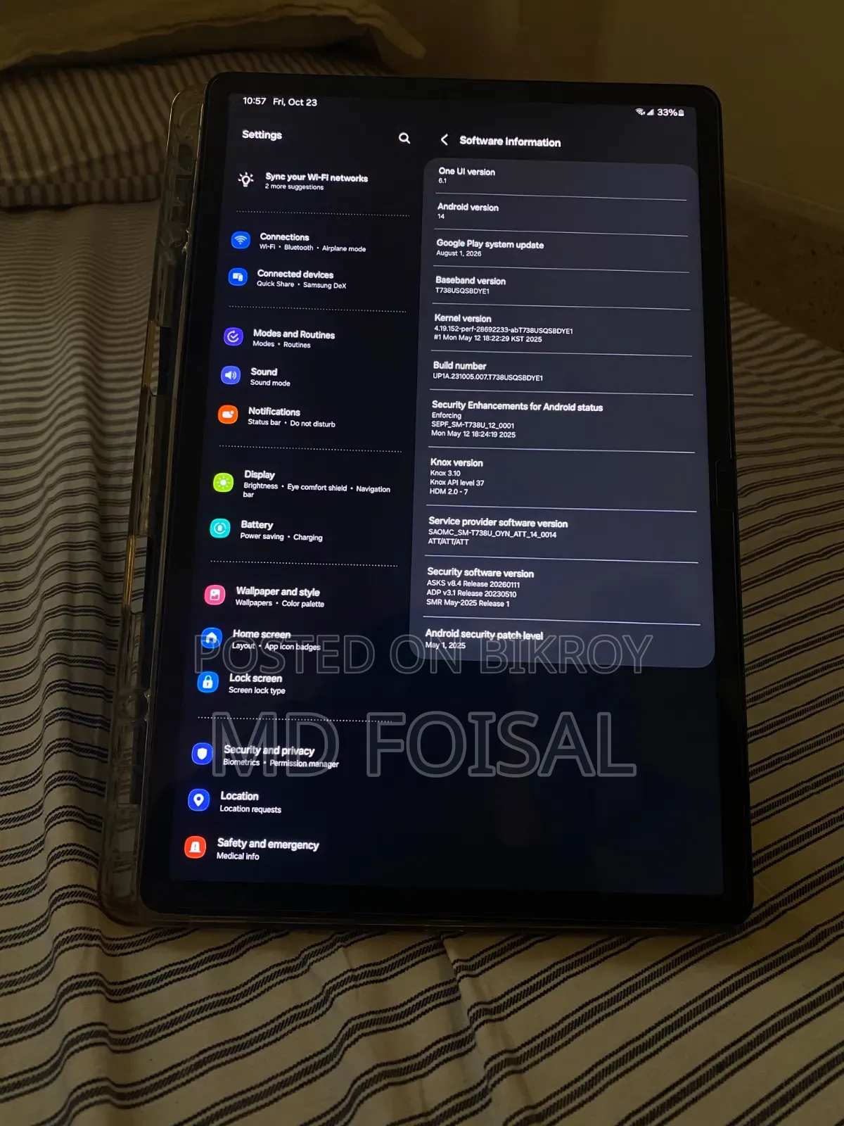 Samsung Galaxy Tab S7 FE 64 GB Black