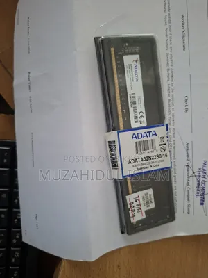 এডাটা ১৬ জিবি ডিডিআর ৪ র‍্যাম ৩২০০০ মেগাহার্টজ