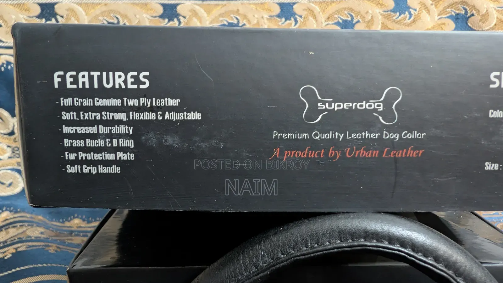 Dog Collar, Premium Quality Leather