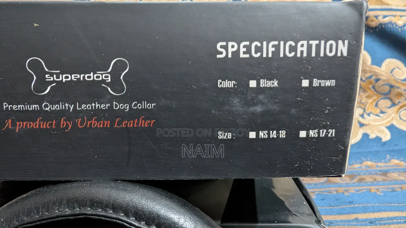Dog Collar, Premium Quality Leather