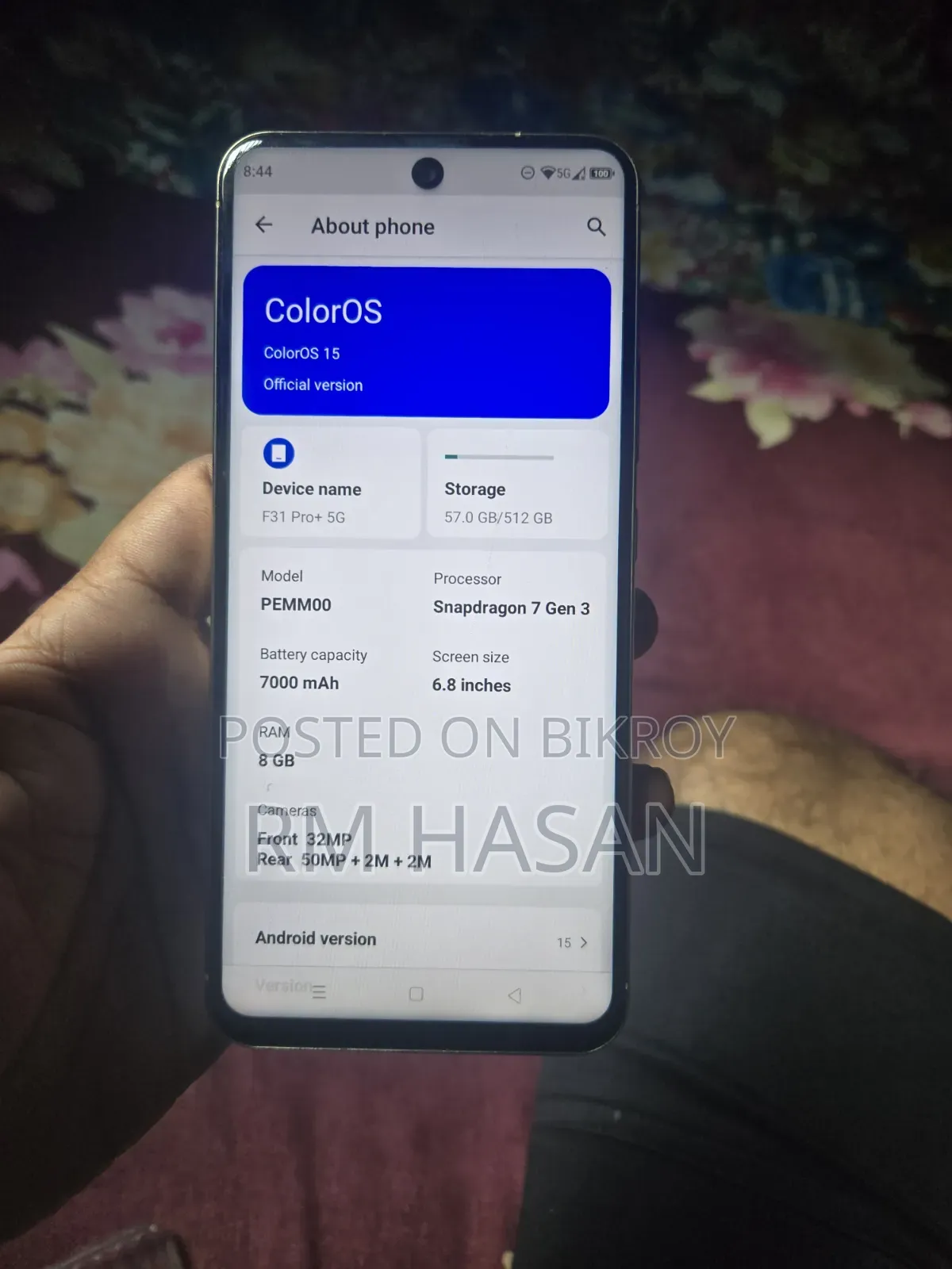 Oppo F31 Pro+ 5G 256 GB Orange