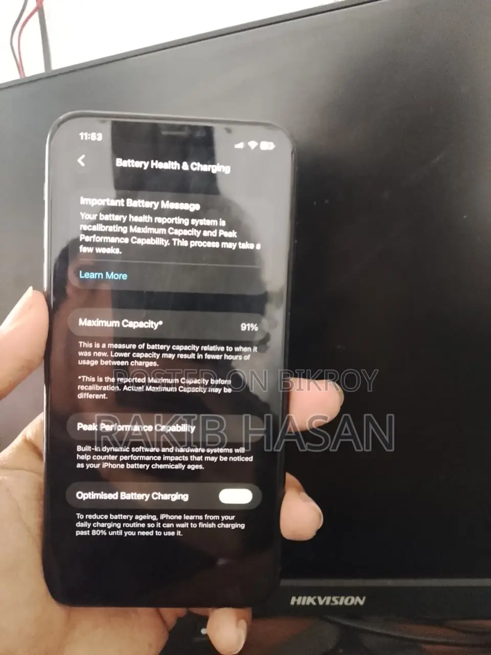 অ্যাপল আইফোন ১১ প্রো ম্যাক্স ৬৪ জিবি ব্ল্যাক