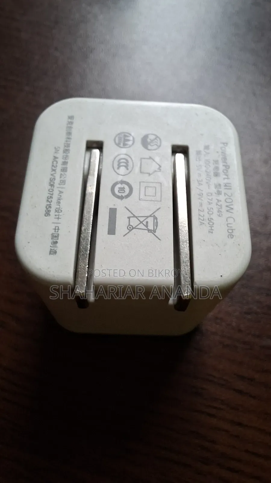 Anker 20W USB-C PD Original Charger – Good Condition