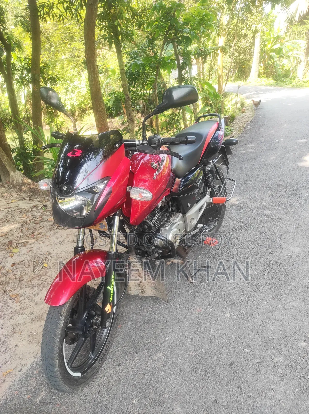 বাজাজ পালসার ১৫০ ২০১৪ লাল