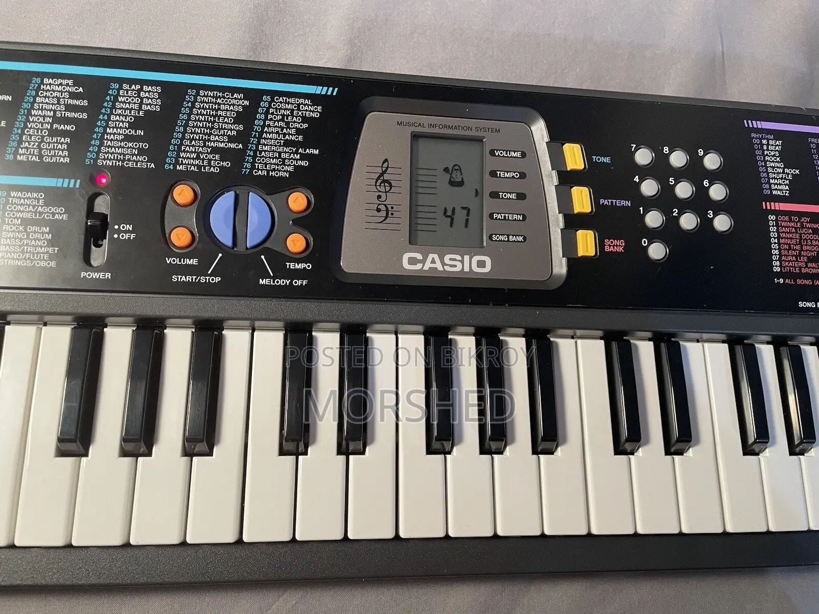 CASIO SA-65 100 Tones | 30 Patterns | 37 Keys | Song Bank Keyboard
