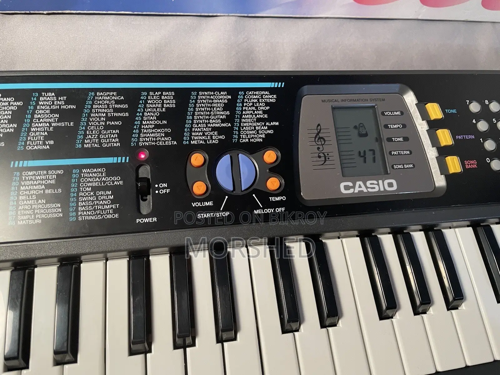 CASIO SA-65 100 Tones | 30 Patterns | 37 Keys | Song Bank Keyboard
