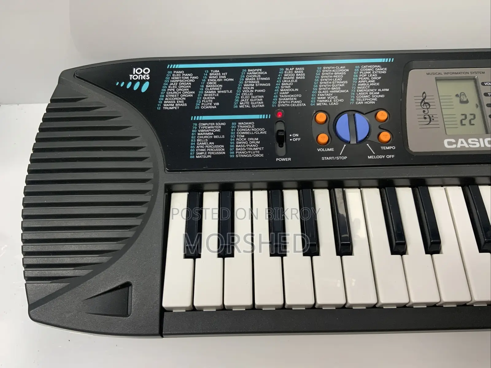 CASIO SA-65 100 Tones | 30 Patterns | 37 Keys | Song Bank Keyboard