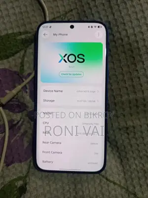 Infinix Note Edge 128 GB Blue