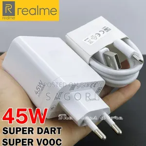 Original Realme Charger, 45W SuperVOOC Charger, Brand New 100%