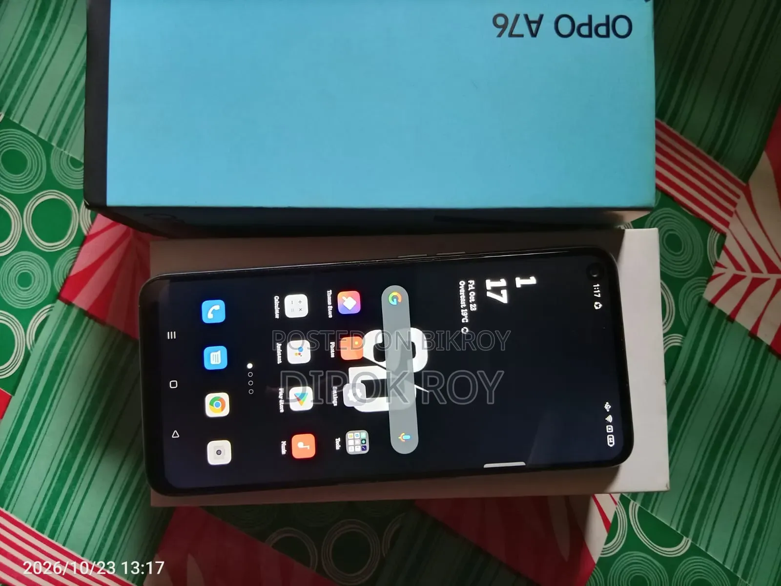 New Oppo A76 128 GB Blue