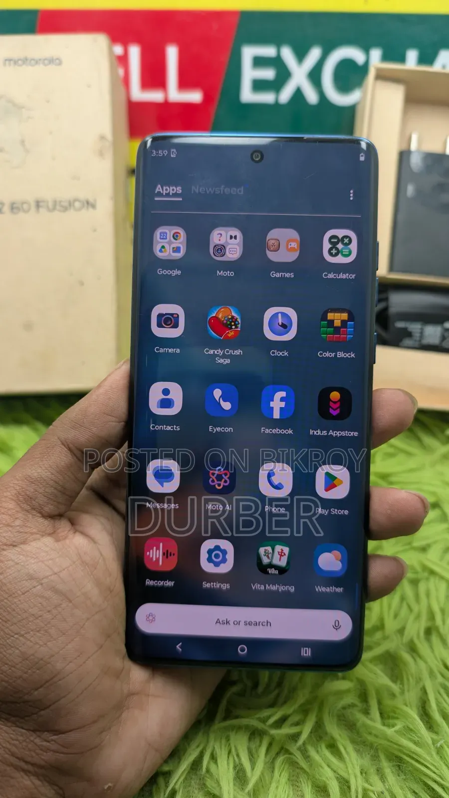 Motorola Edge 60 Fusion 256 GB Blue