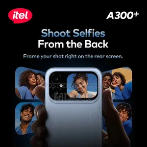New Itel A300+ 128 GB Black