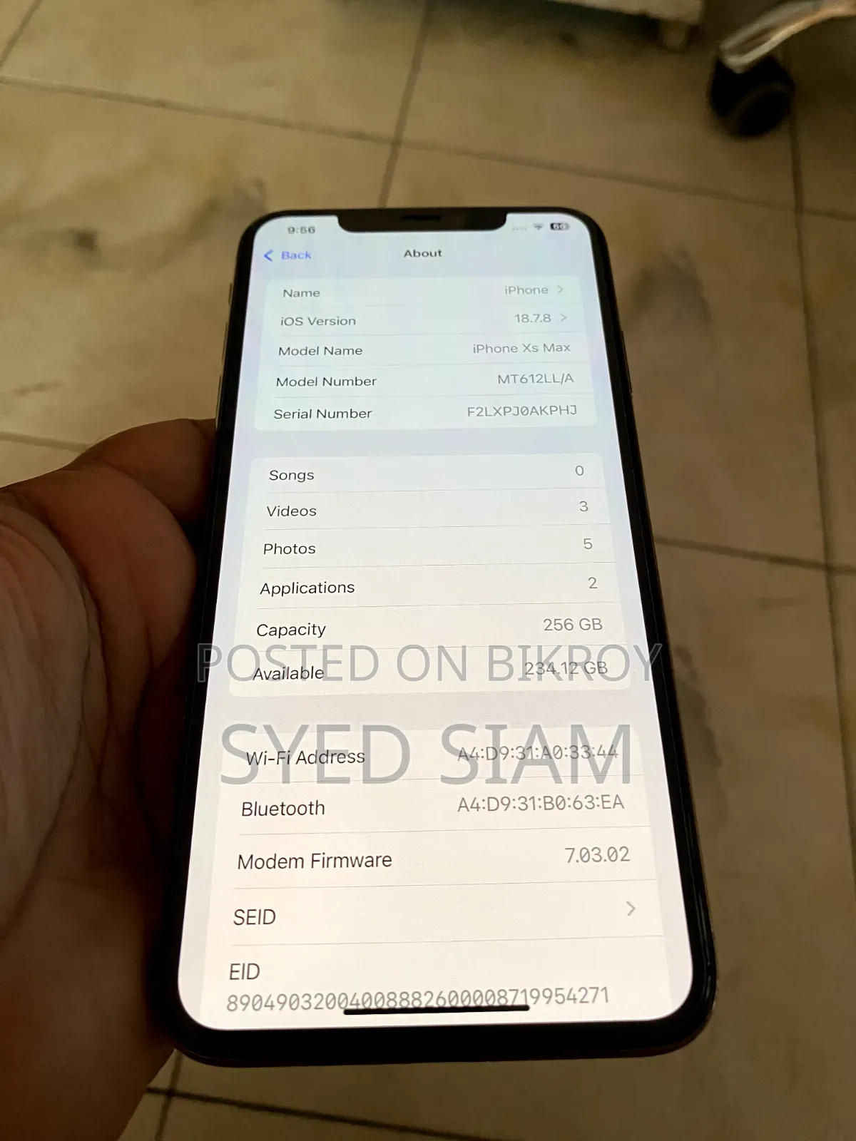 Apple iPhone XS Max 256 GB Gold