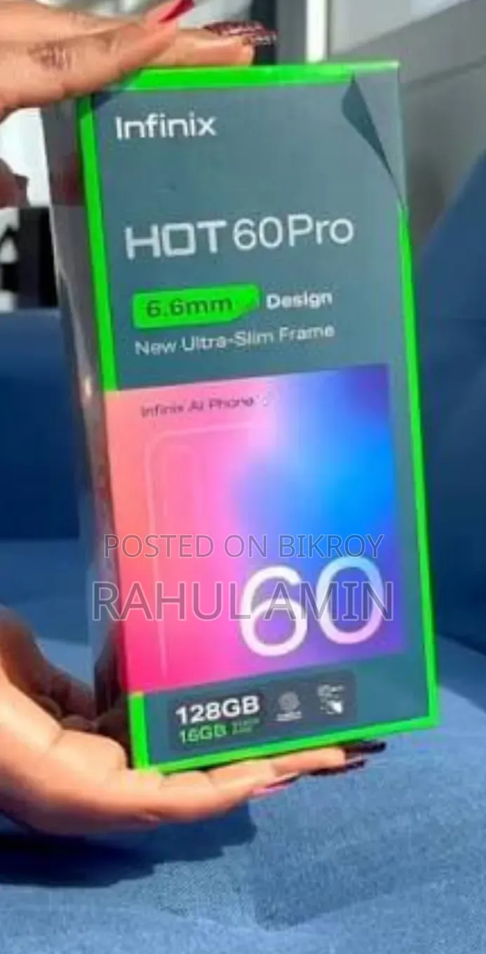 ইনফিনিক্স হট ৬০ প্রো ১২৮ জিবি হোয়াইট
