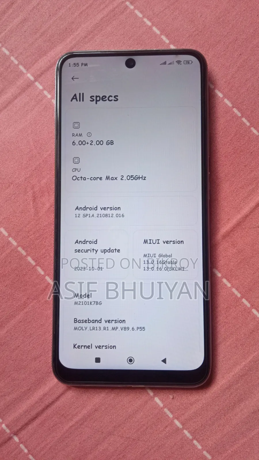 Xiaomi Redmi Note 10S 128 GB White