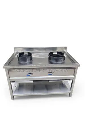 Commercial Double Burner Gas Stove ,Farmgate