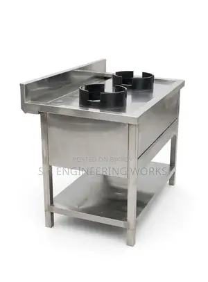 Commercial Double Burner Gas Stove ,Farmgate