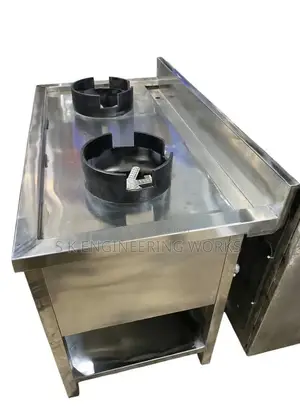 Commercial Double Burner Gas Stove ,Farmgate