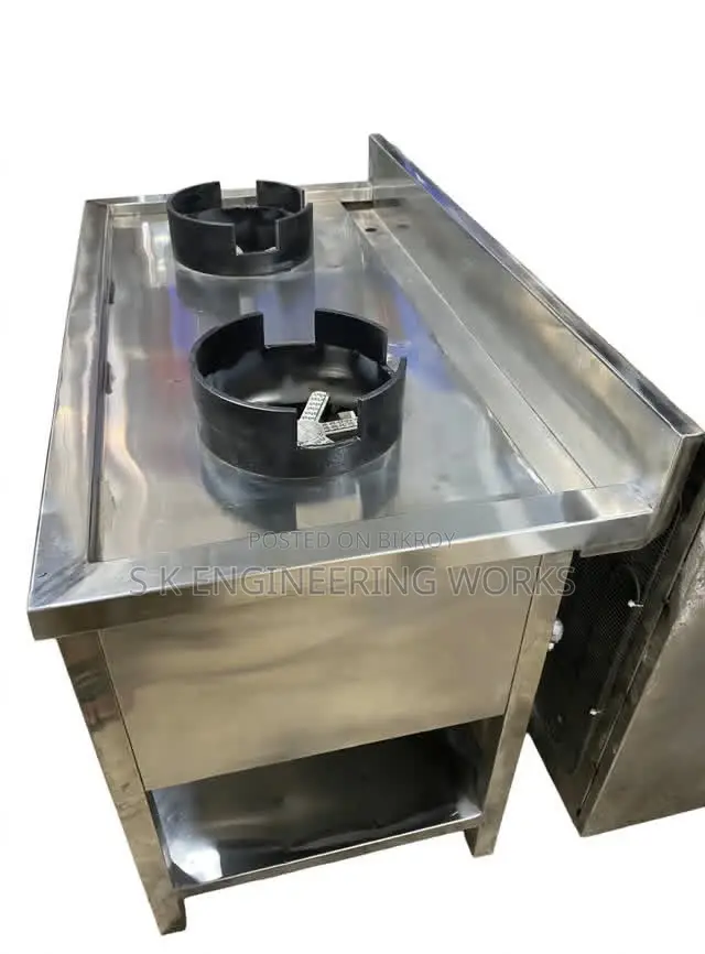 Commercial Double Burner Gas Stove ,Farmgate