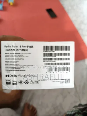 New Xiaomi Redmi Note 13 Pro 5G 512 GB Black