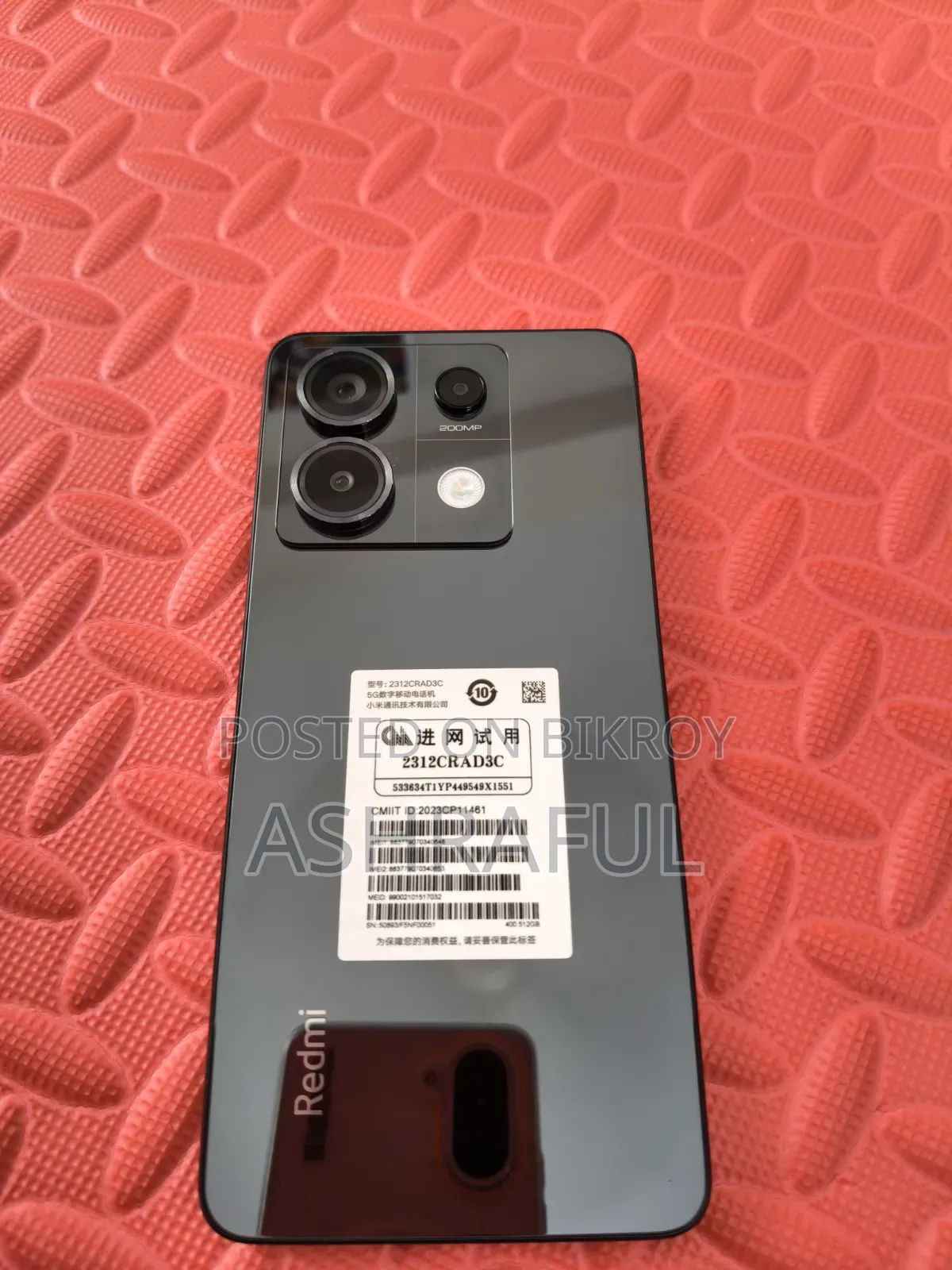 New Xiaomi Redmi Note 13 Pro 5G 512 GB Black