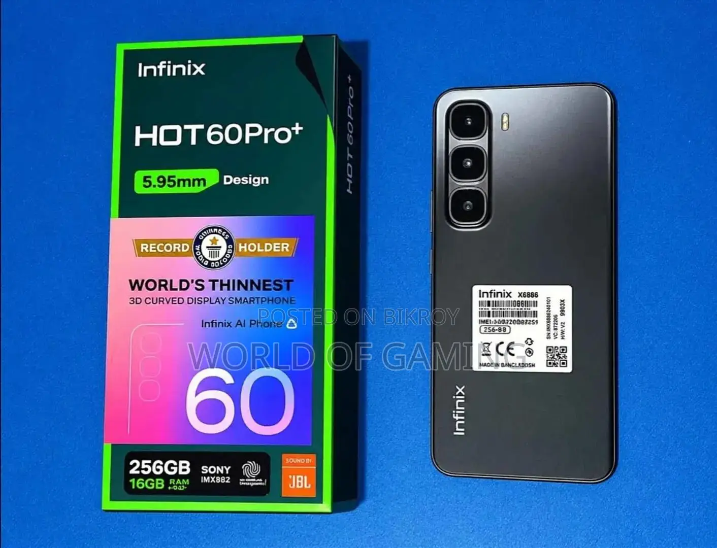 Infinix Hot 60 Pro+ 256 GB Black
