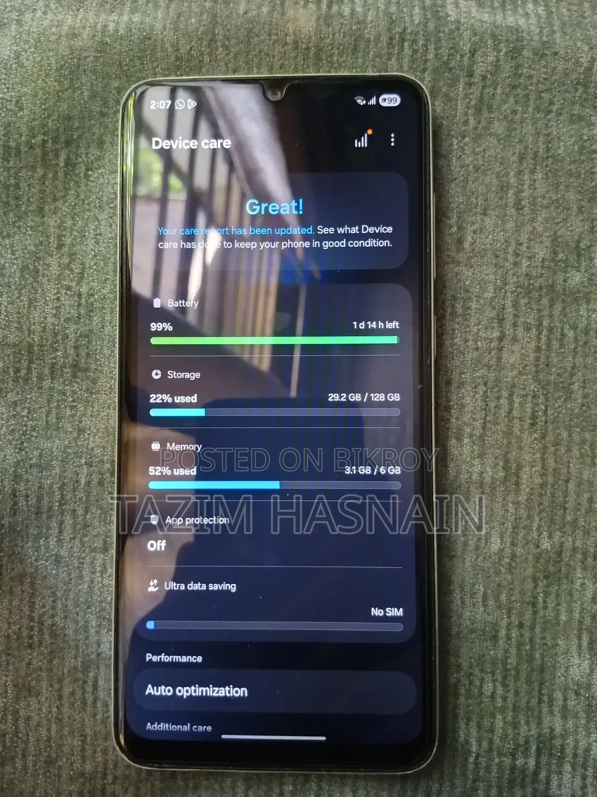 Samsung Galaxy A05 128 GB Green