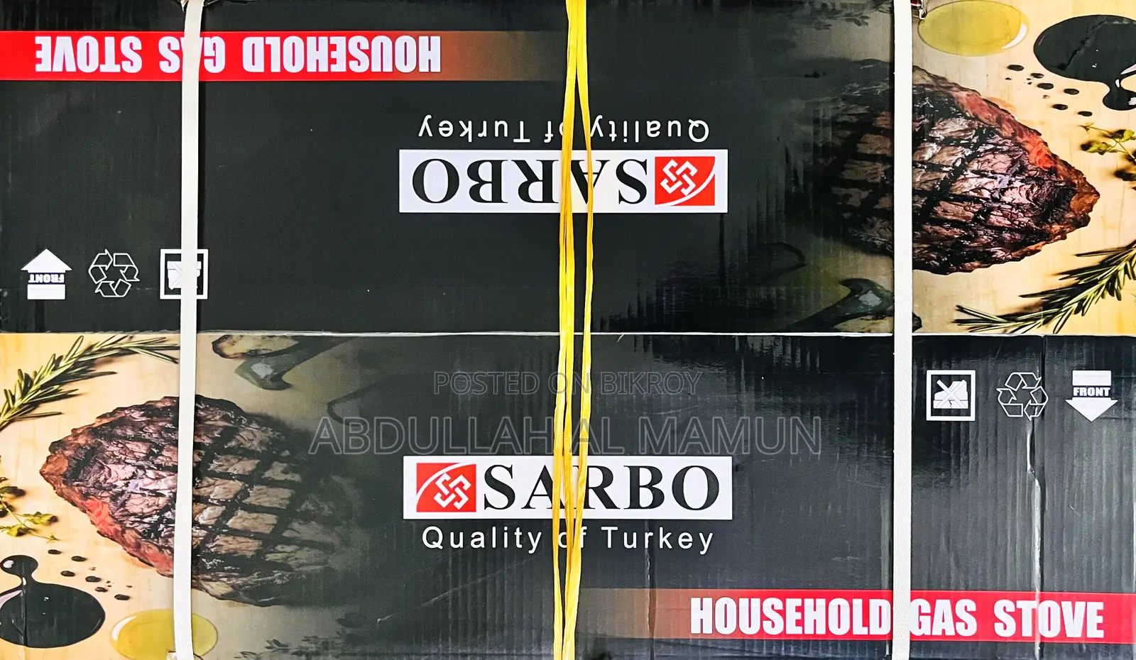 Sarbo Gas Stove -Turkey