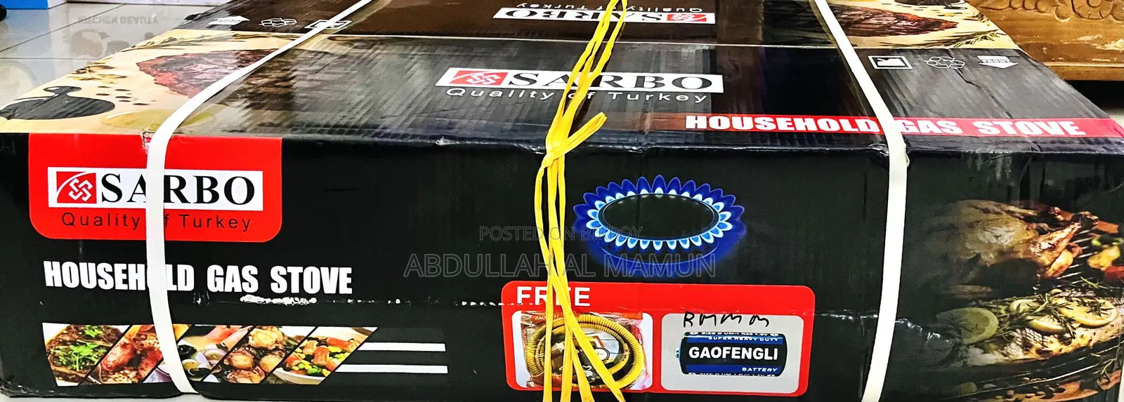 Sarbo Gas Stove -Turkey