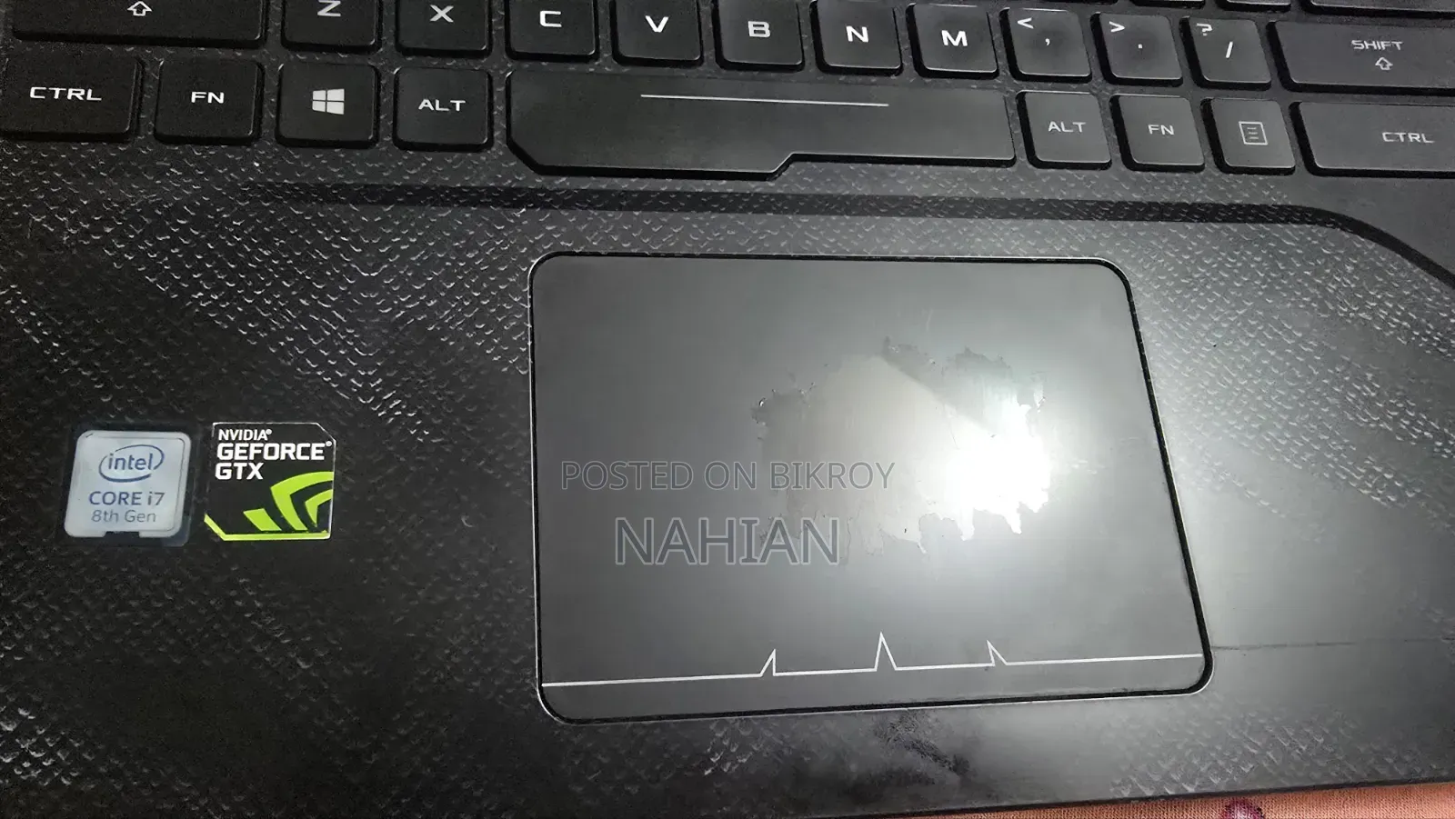ল্যাপটপ আসুস আরওজি স্ট্রিক্স জিএল৫০৩ ১৬জিবি ইন্টেল এইচডিডি+এসএসডি ১টি