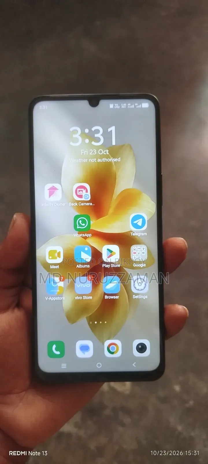 ভিভো ওয়াই০৫ ১২৮ জিবি ব্ল্যাক