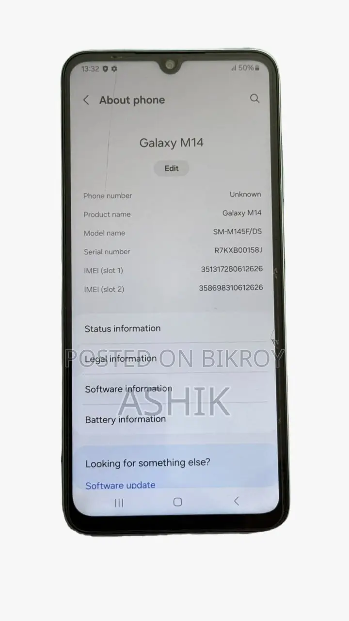 Samsung Galaxy M14 128 GB Blue