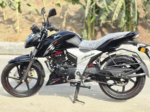 New TVS Apache RTR 160 4V 2026 Black
