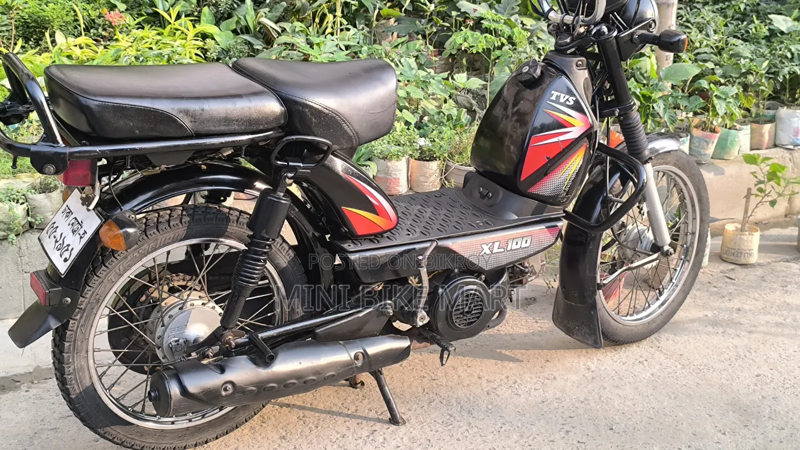 TVS XL 100 2018 Black
