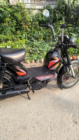 TVS XL 100 2018 Black