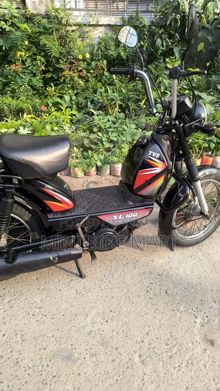 TVS XL 100 2018 Black