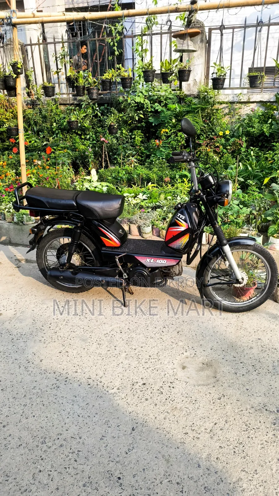 TVS XL 100 2018 Black