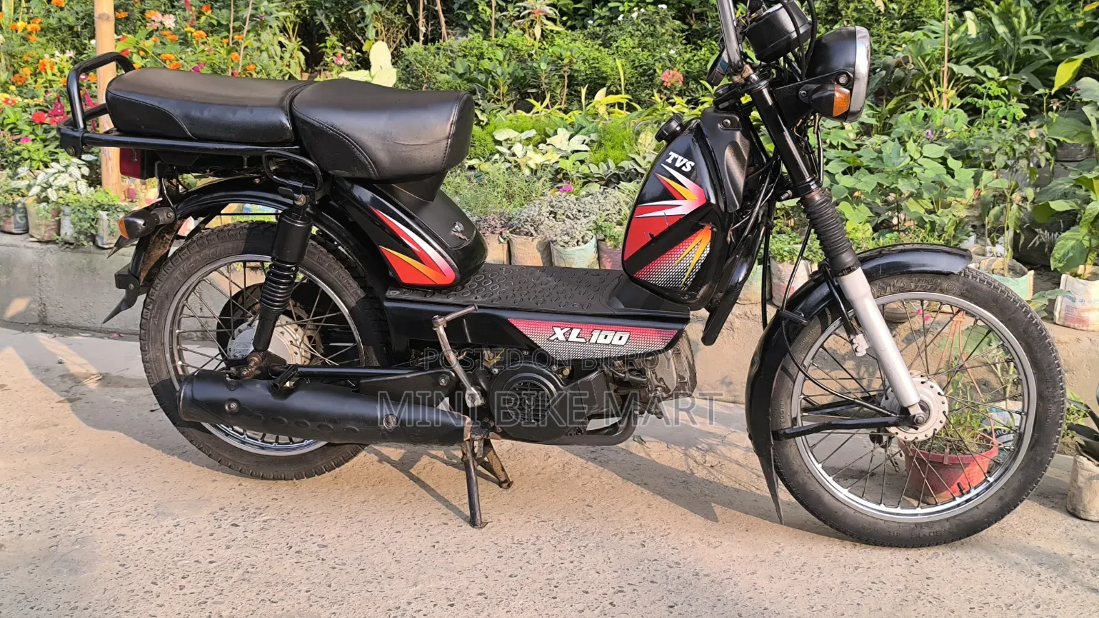 TVS XL 100 2018 Black