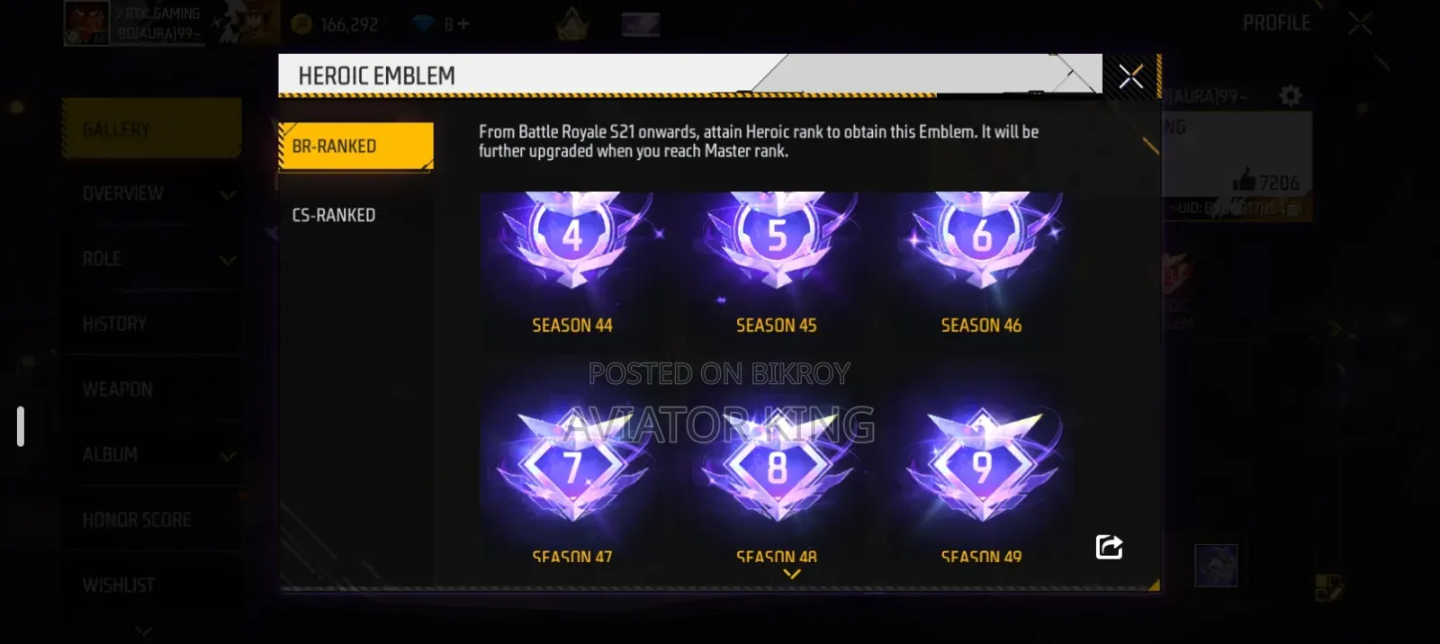 Free Fire ID for Sale
