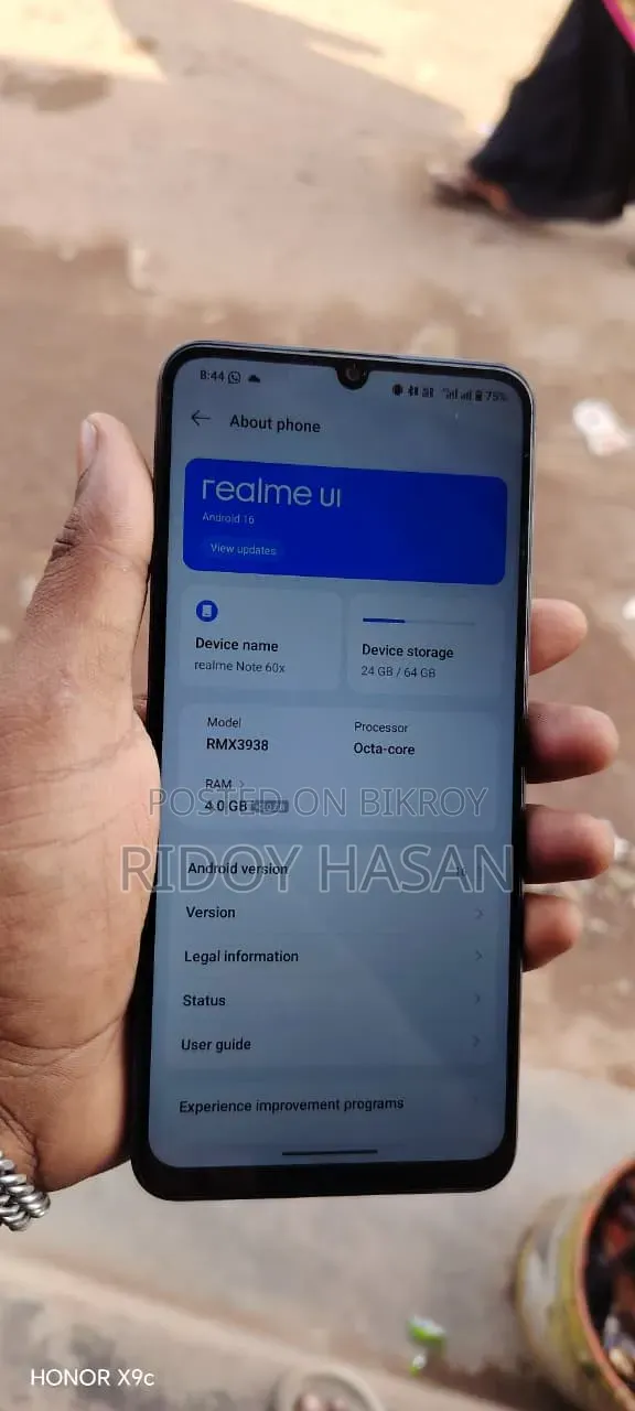 Realme Note 60x 64 GB Black