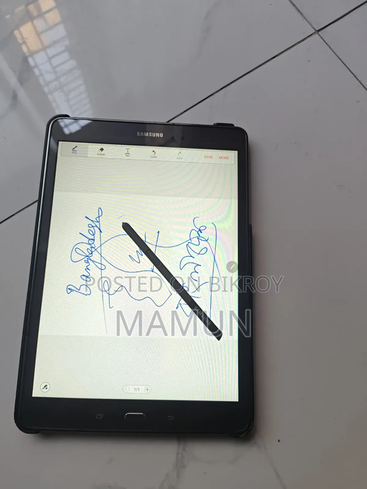 Samsung Galaxy Tab A 10.1 & S Pen (2016) 16 GB Black