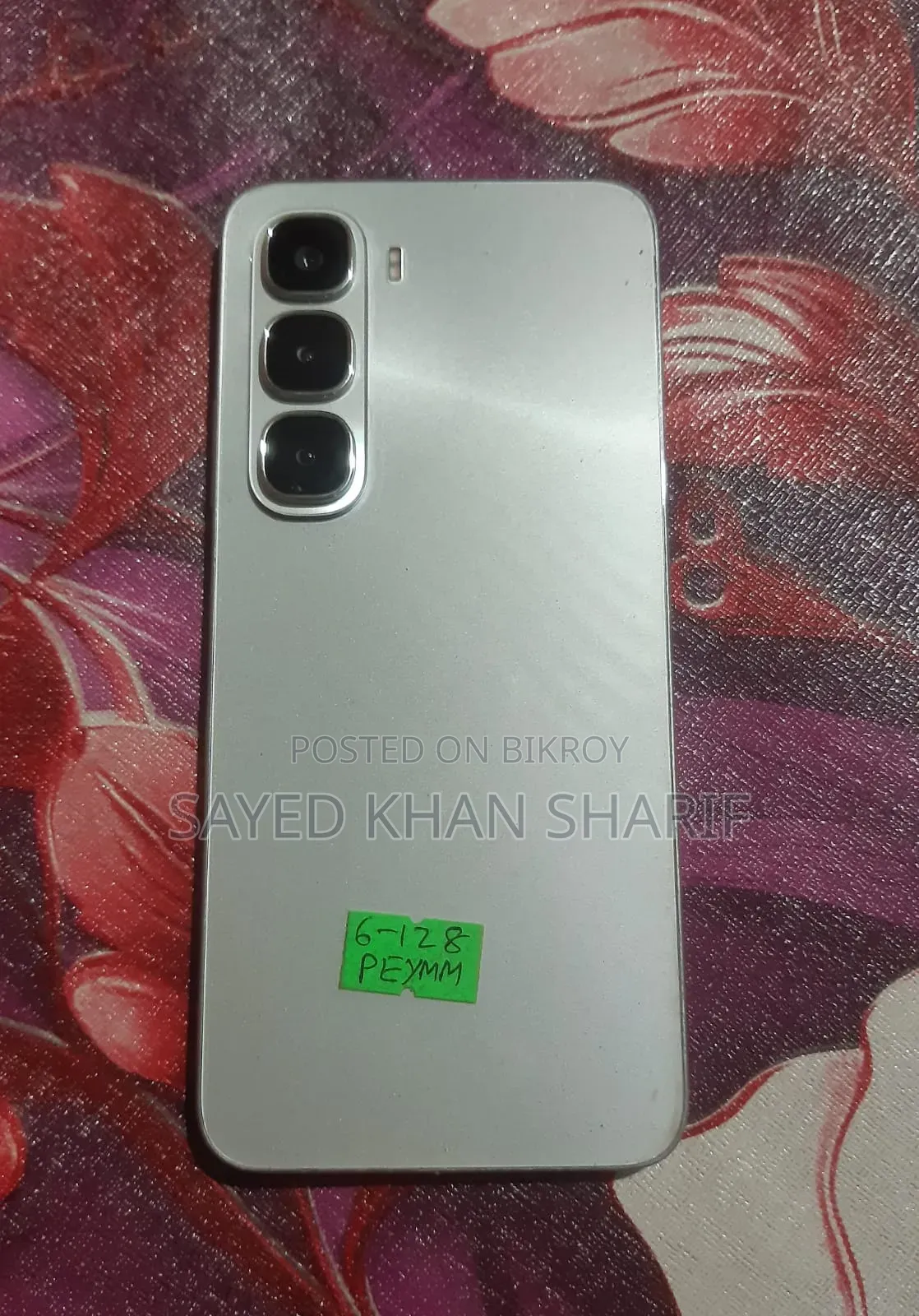 ইনফিনিক্স হট ৬০আই ১২৮ জিবি সিলভার