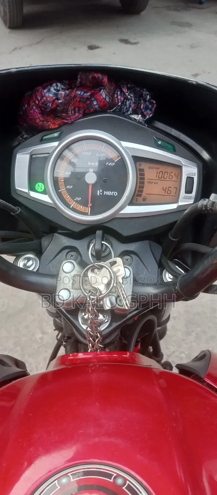 নিউ হিরো ড্যাশ ১২৫ ২০২২ লাল