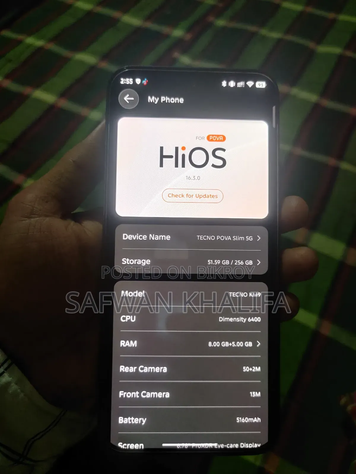 Tecno Pova Slim 5G 256 GB Gray